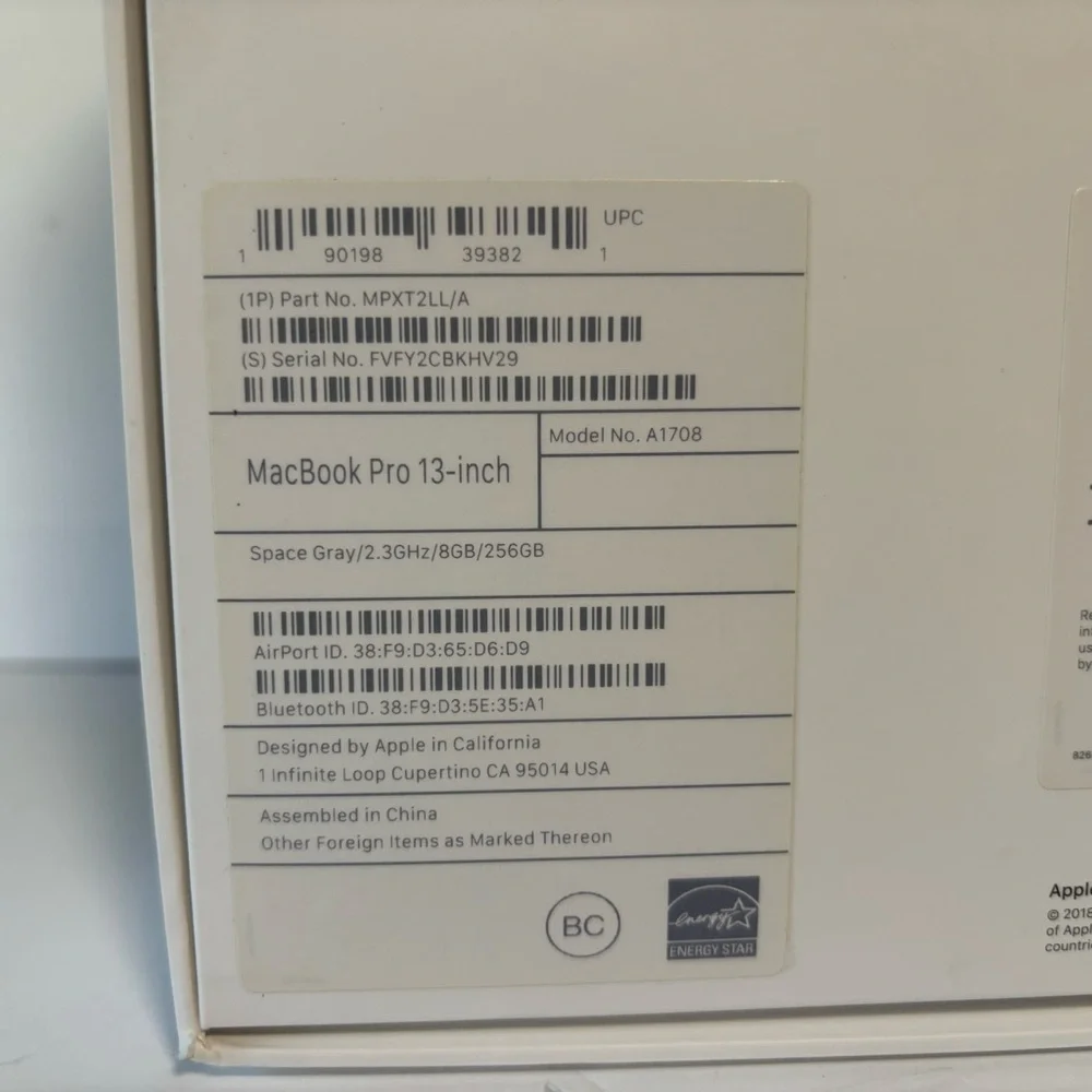 MacBook Pro Apple 14” EMPTY BOX ONLY EXCELLENT CONDITION